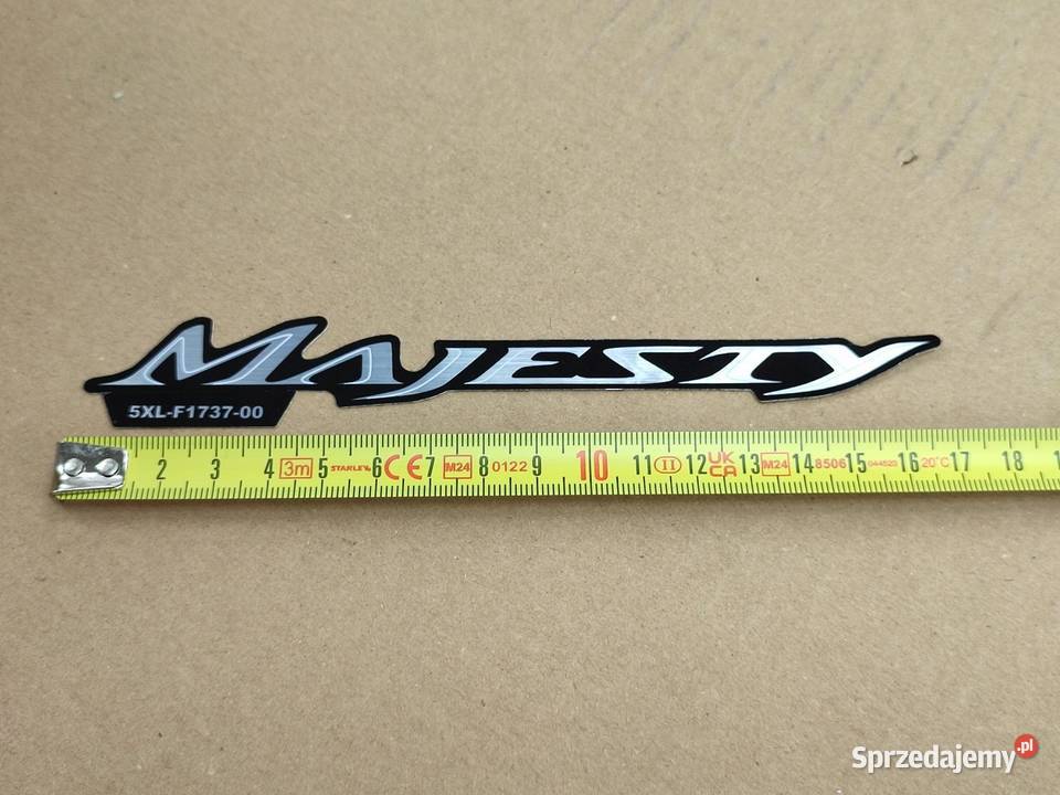 NAKLEJKA MAJESTY ZADUPEK PRAWA YAMAHA YP125E