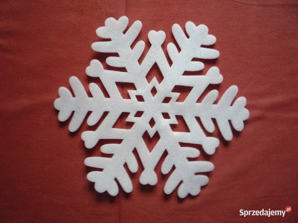 6 sztuk duże gwiazdki Śnieżynki piankowe Nowe Szczecin