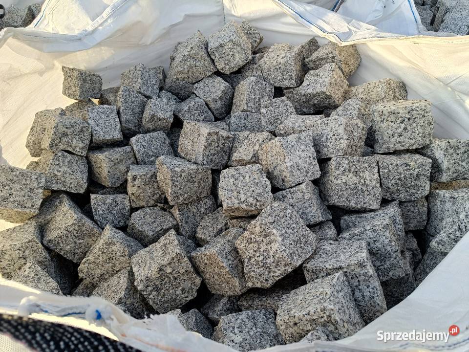 Kostka granitowa 810 szara każda ilość granit opolskie Opole