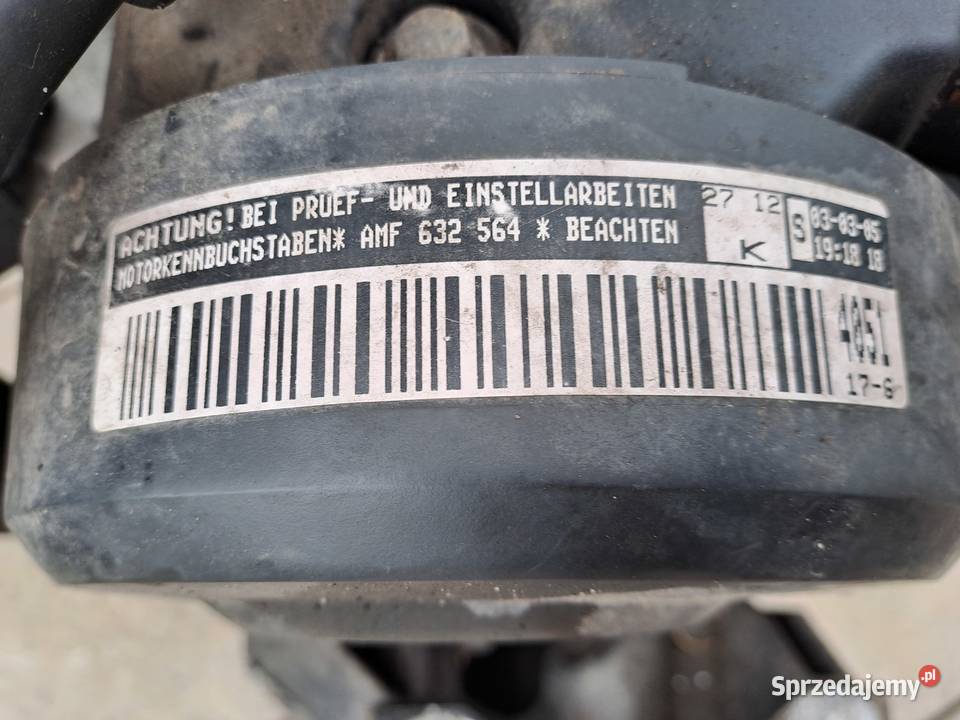 Volkswagen Polo 9n2 14 TDi skrzynia biegów kod Rok produkcji 2005 Układ napędowy Jastrzębie-Zdrój sprzedam