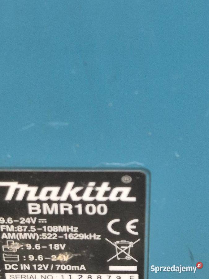 Makita BMR100 radio budowlane Poddębice