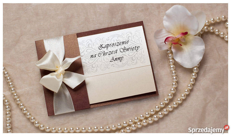 Zaproszenia na chrzest Warszawa