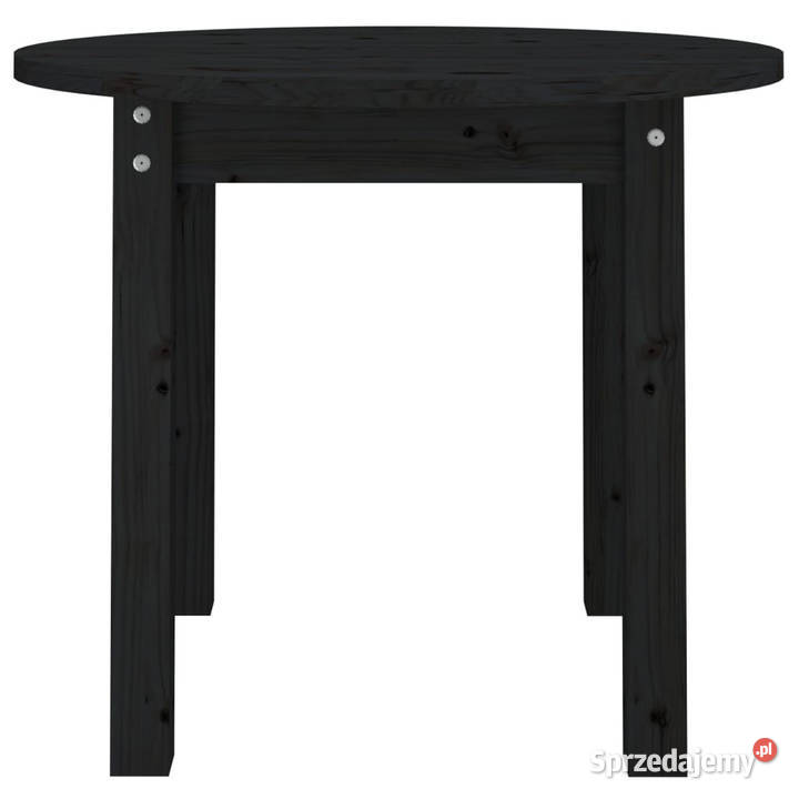 Stolik kawowy czarny 55x45 lite drewno sosnowe Warszawa