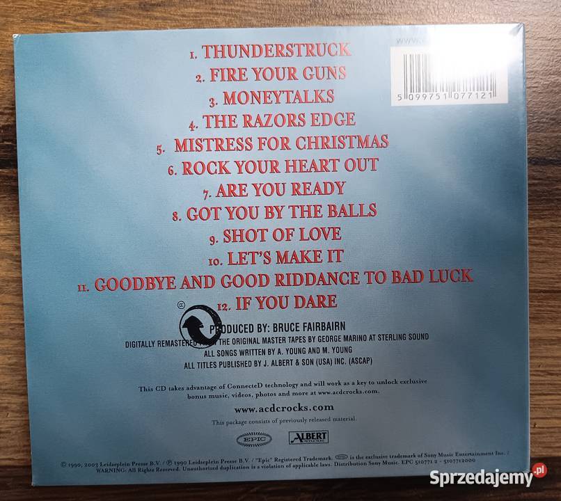 ACDC The Razors Edge klasyczny album Zbylitowska Góra