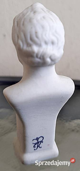 Figurka kompozytora poety porcelana sygnowana R wielkopolskie Ostrów Wielkopolski