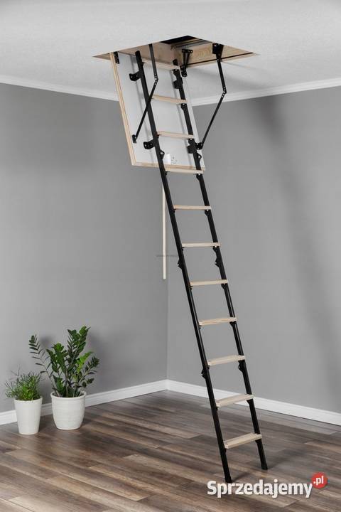 Schody strychowe metalowe 80x70 MINI TERMO Właz Wrocław