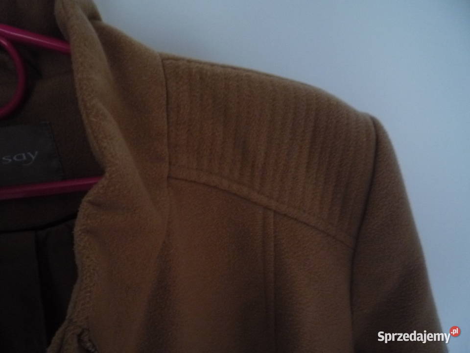 Orsay 38M Długa Kurtka beżowa camel jesienna Szczecin sprzedam