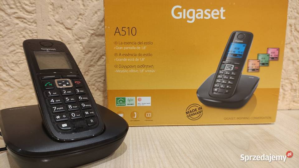 Sprzedam funkcjonalny telefon GIGASET A510 Telefony bezprzewodowe sprzedam