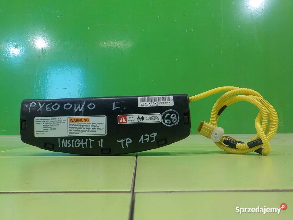 HONDA INSIGHT II 10r 5D AIRBAG poduszka fotela osobowe Suków