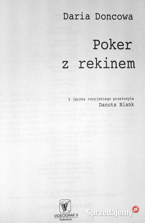 Poker z rekinem Daria Doncowa Chełm sprzedam