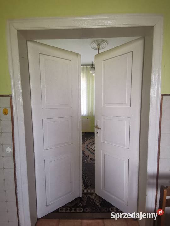 Stare drewniane drzwi dwuskrzydłowe 6 sztuk