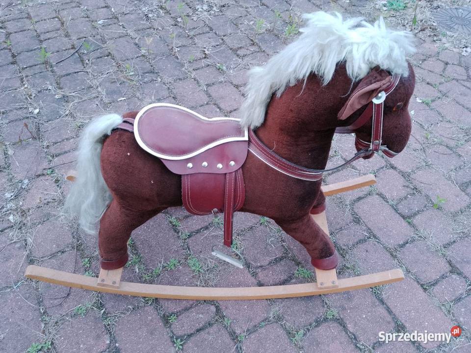 Konik na biegunach dziecka 28 lat pluszowy Mińsk Mazowiecki