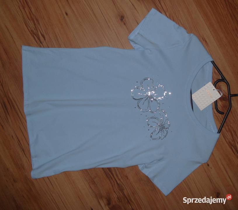 bluzeczka Baby BlueEBELIEVE cyrkoniowe kwiatki r Rawicz