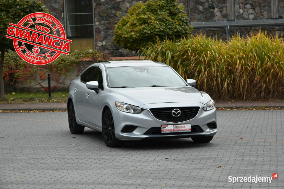 Mazda 6 25 192 Automat 2017r Skóra Kamera Xenon isofix Kampinos