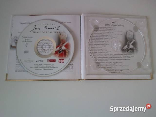 Kolekcja płyt CD Jan Paweł 2 Pielgrzymki do Malarstwo Lublin sprzedam