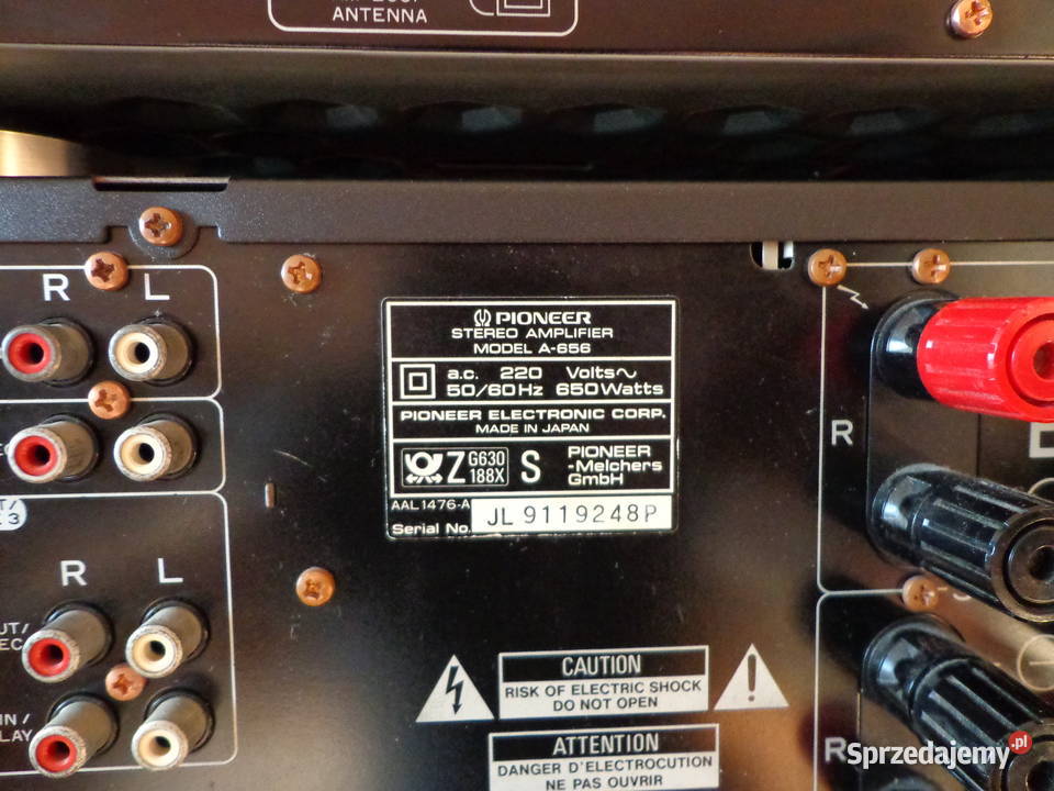PIONEER wzmacniacz A656 tuner F676 Kraków
