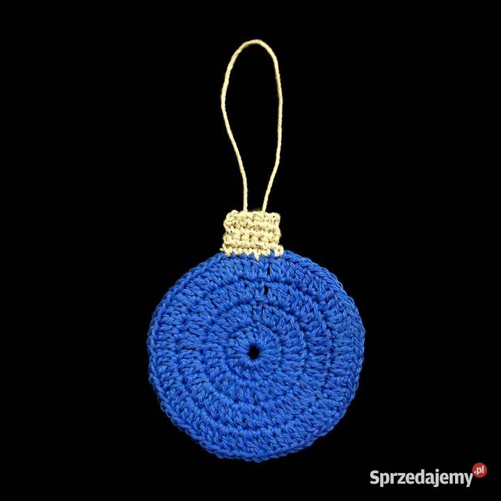 Zawieszka ozdoba szydełkowa na choinkę Bombka sprzedam
