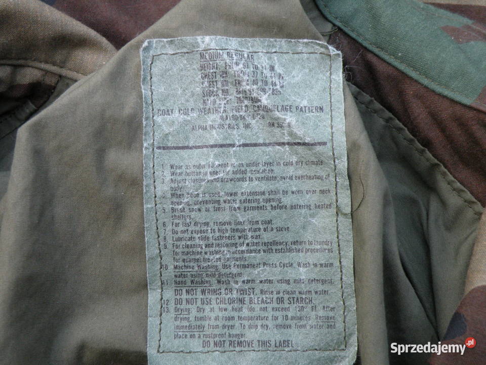 Kurtka m65 woodland medium regular 84ralpha Wrocław