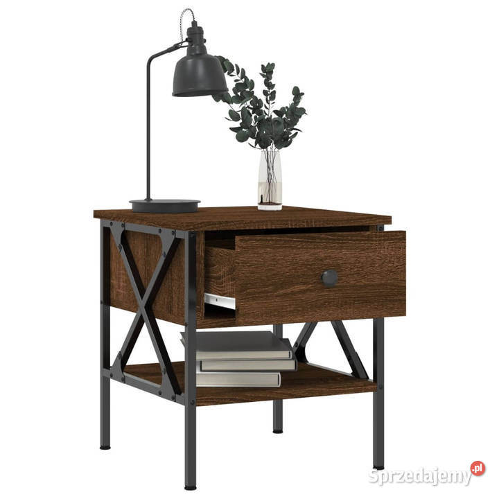 Stoliki nocne 2 brązowy dąb 40x42x45 WM825962 Warszawa