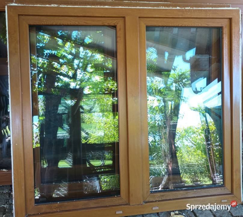 Sprzedam okna kolor jasny dąb Iwkowa sprzedam