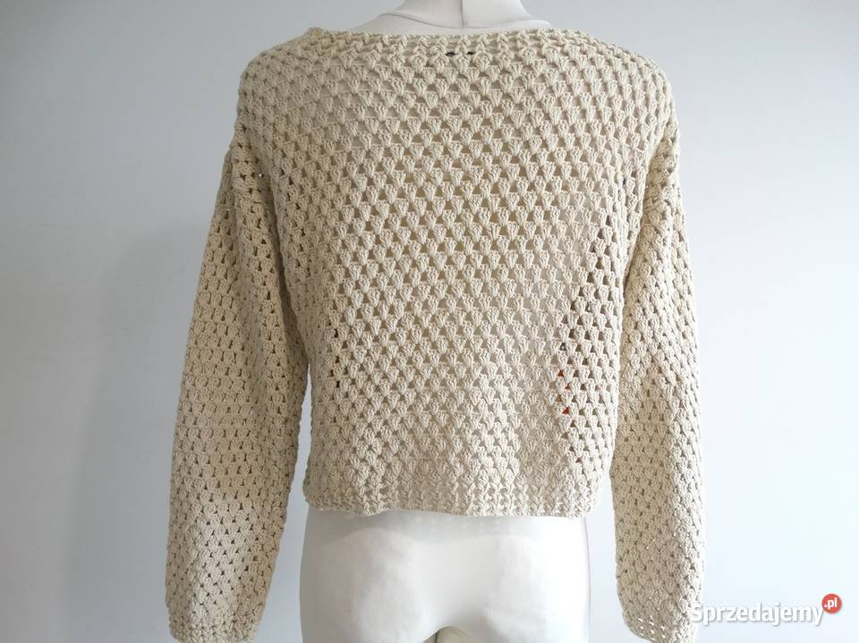 Sweter Kardigan Szydełkowy Handmade Crochet Łomża