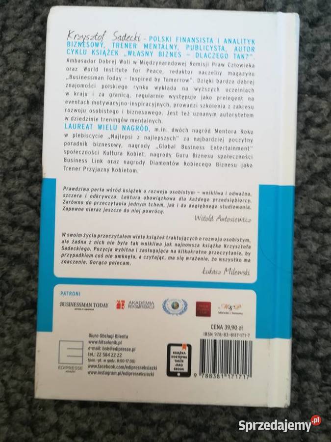 Poznaj siebie Sadecki Krzysztof Nowa książka Łódź