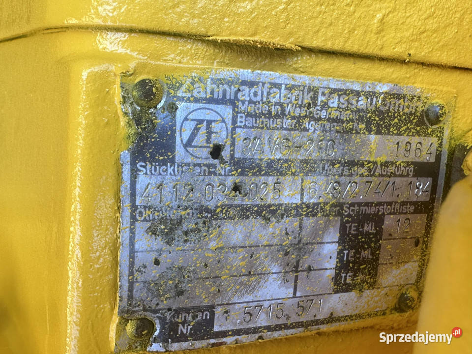 ZF 3AVG210 Skrzynia Biegów Liebherr L541 Jastrzębniki