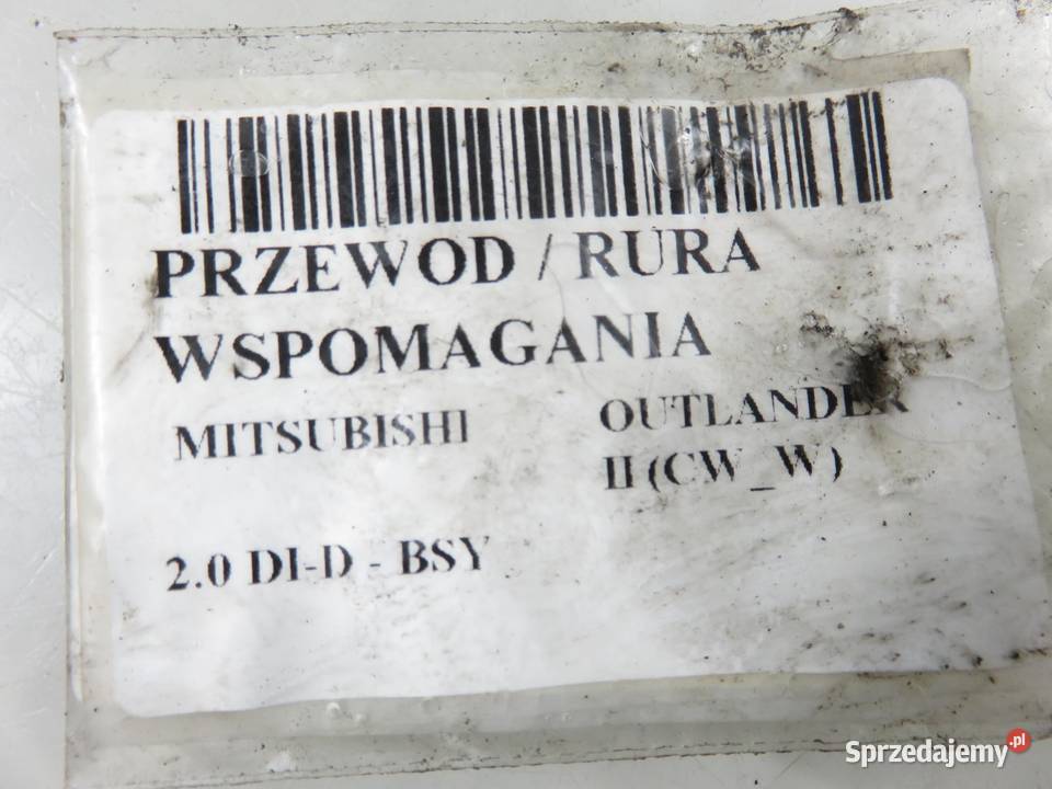 PRZEWÓD WSPOMAGANIA MITSUBISHI OUTLANDER II 20 małopolskie