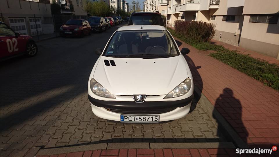 Sprzedam Peugeot 206 Biały Benzyna 155 000 Km Poznań - Sprzedajemy.pl