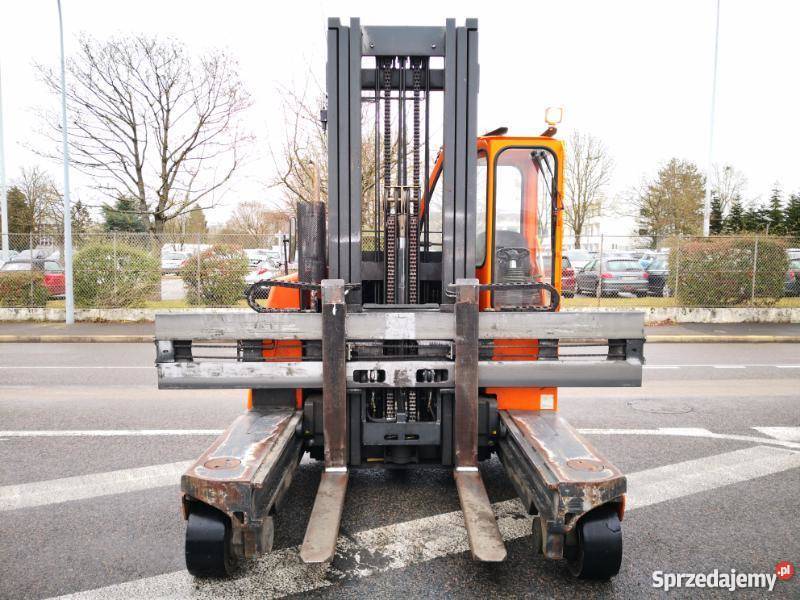 boczny wózek widłowy Hubtex 4way wielokierunkowy
