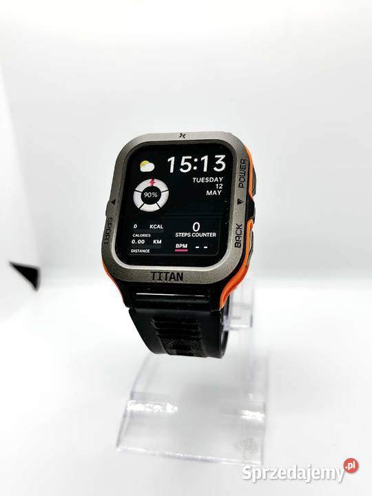 Smartwatch Maxcom FW67 TITAN PRO pomarańczowy Elbląg sprzedam