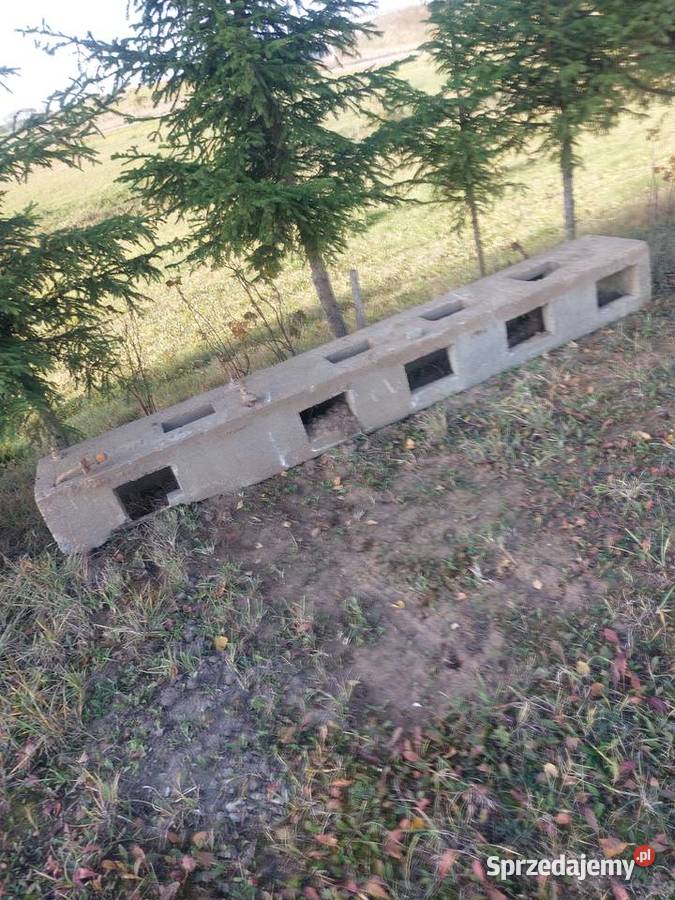 Sprzedam podstawy słupów betonowe zbrojone Augustów