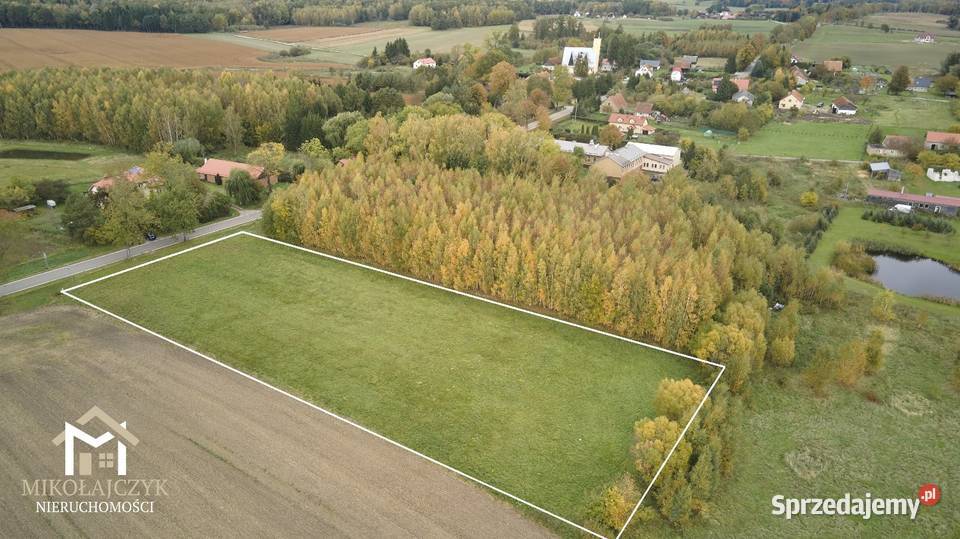 Duża działka budowlana Żydowo 056 ha media WZ Bartoszyce