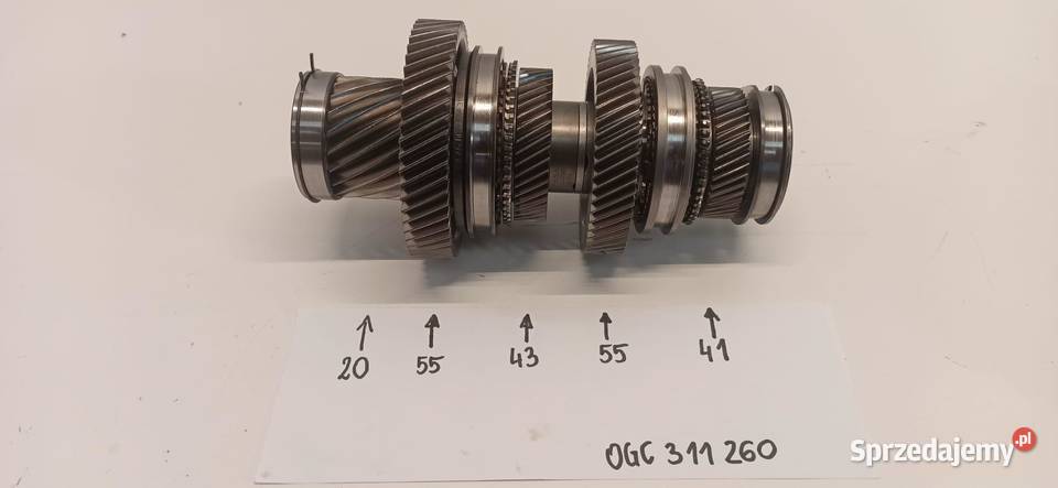 VW TIGUAN II WAŁ WAŁEK TRYBY DSG URZ 0BH311255 osobowe dolnośląskie