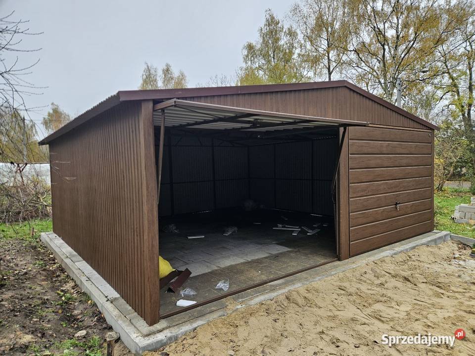 6x6 Garaze Blaszane Garaż Blaszany Blaszak Gdańsk sprzedam