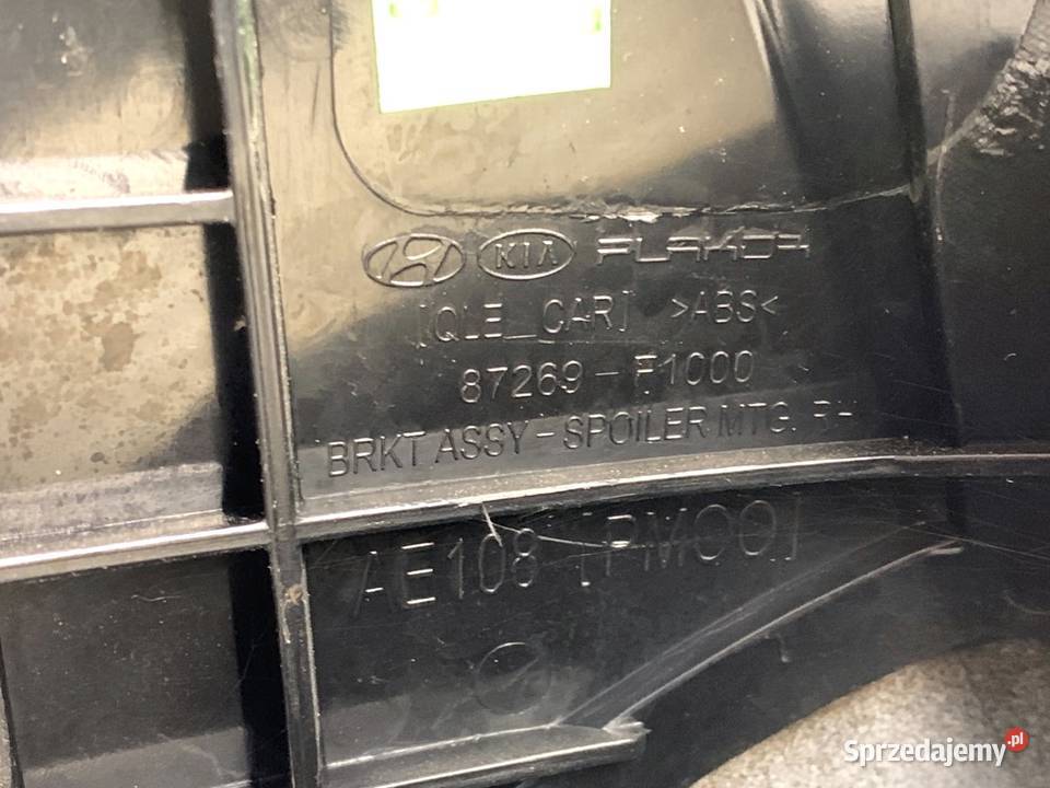SPOILER KIA SPORTAGE IV SUV 87269F1000 True Red podkarpackie
