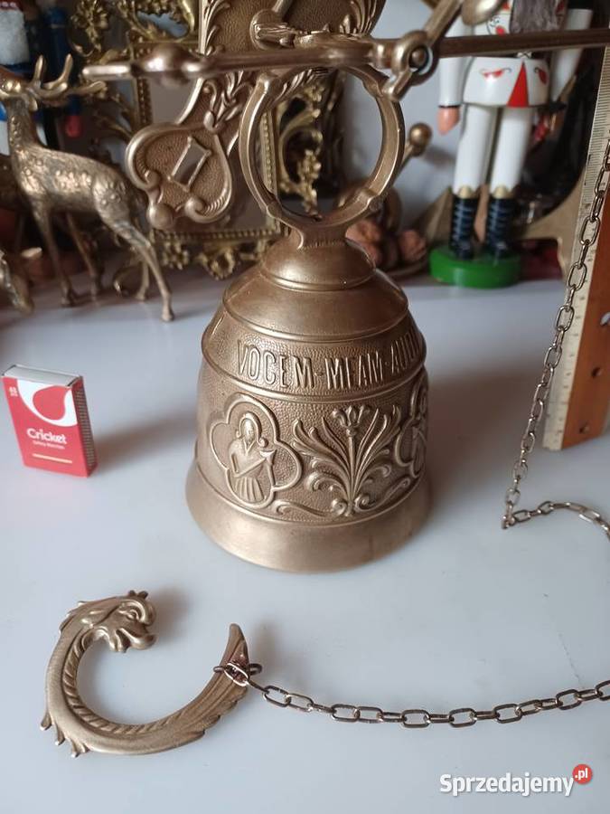 Dzwon mosiężny Brama furta drzwi