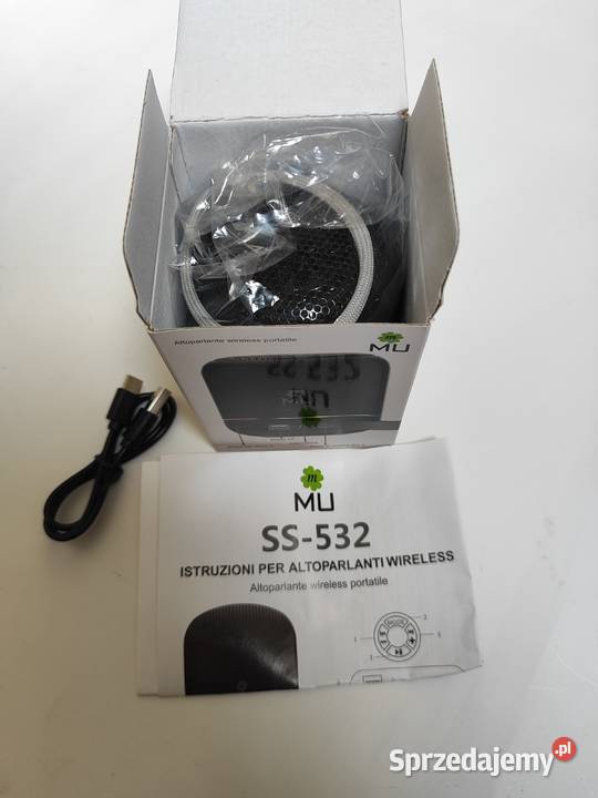 Głośnik Przenośny Bluetooth 5W SS532 Czarny BASS