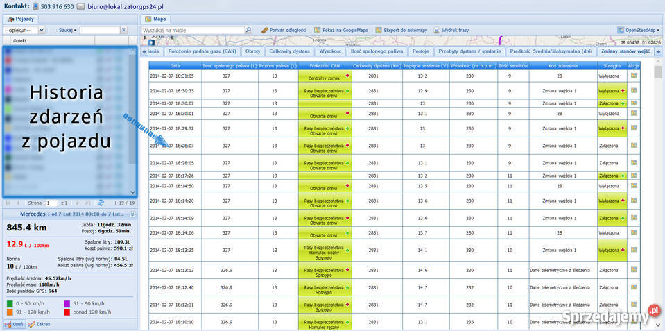 GPS Lokalizator Monitoring Pojazdów Kontrola GPS i akcesoria małopolskie Kraków sprzedam