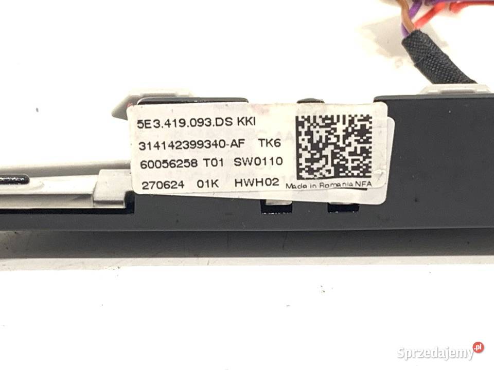 PRZEŁĄCZNIKI KIEROWNICY SKODA 20 TSI 5E3919719AE sprzedam