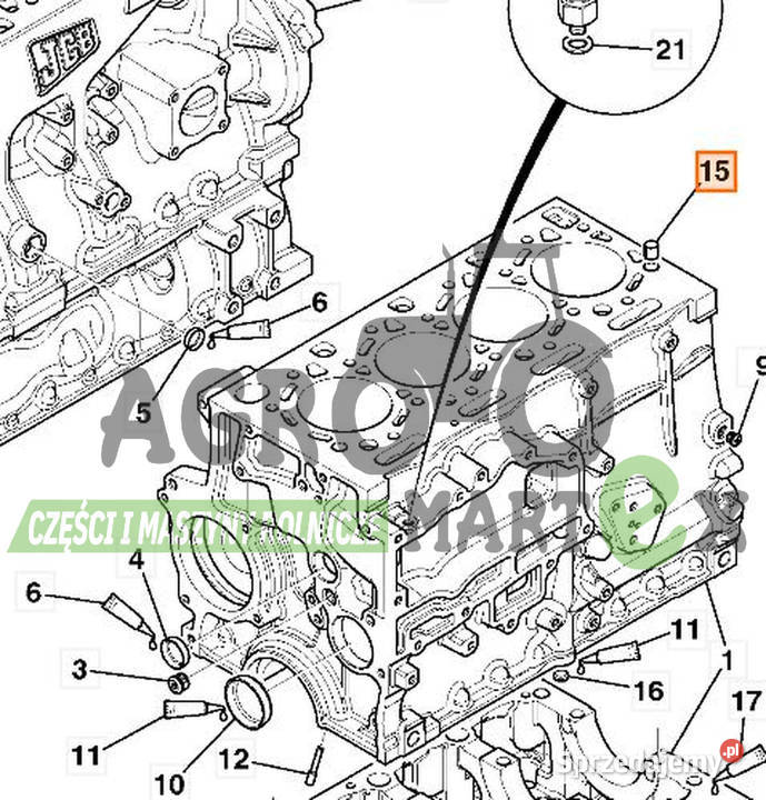 32002525 32002525 TULEJKA JCB dolnośląskie Wichrów