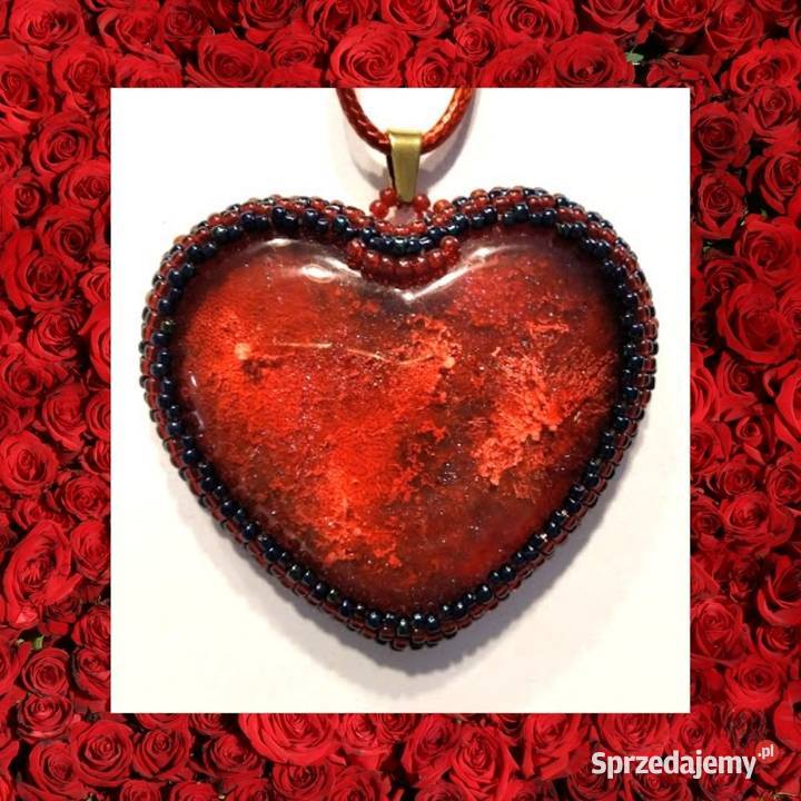 WISIOEREK CZERWONE SERCE z żywicą Warszawa