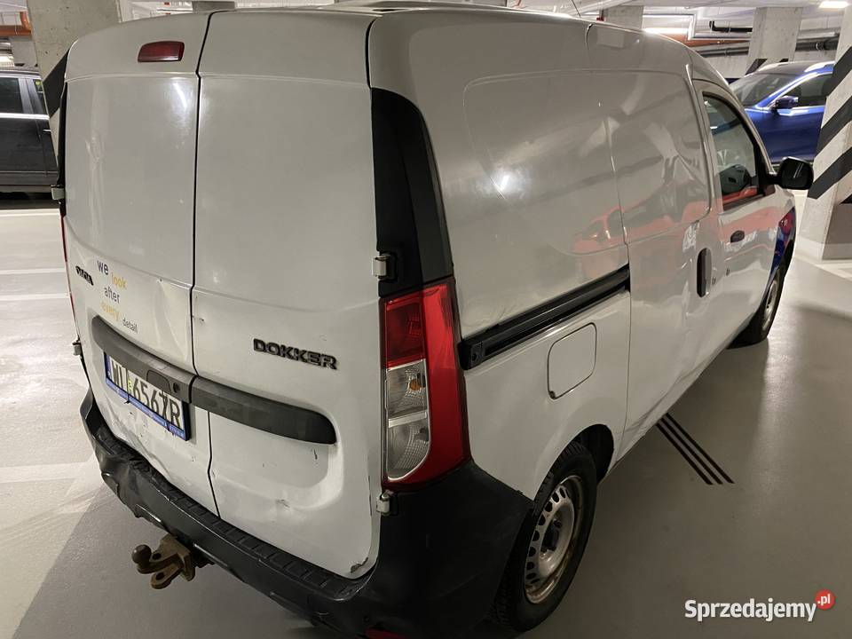 Dacia dokker dostawczy auto samochód 2013 niski manualna