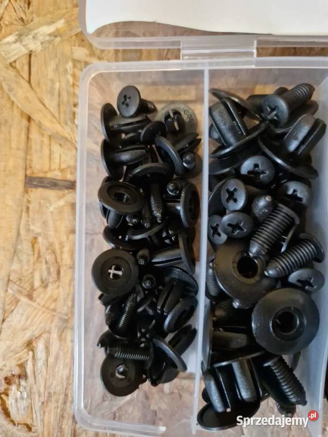 ZESTAW SPINEK SAMOCHODOWYCH KOŁKÓW KLIPSÓW 100 Głogowa