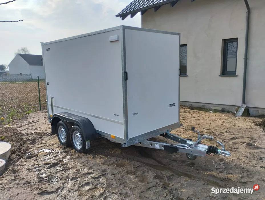 Przyczepa zabudowana kontener furgon box Września