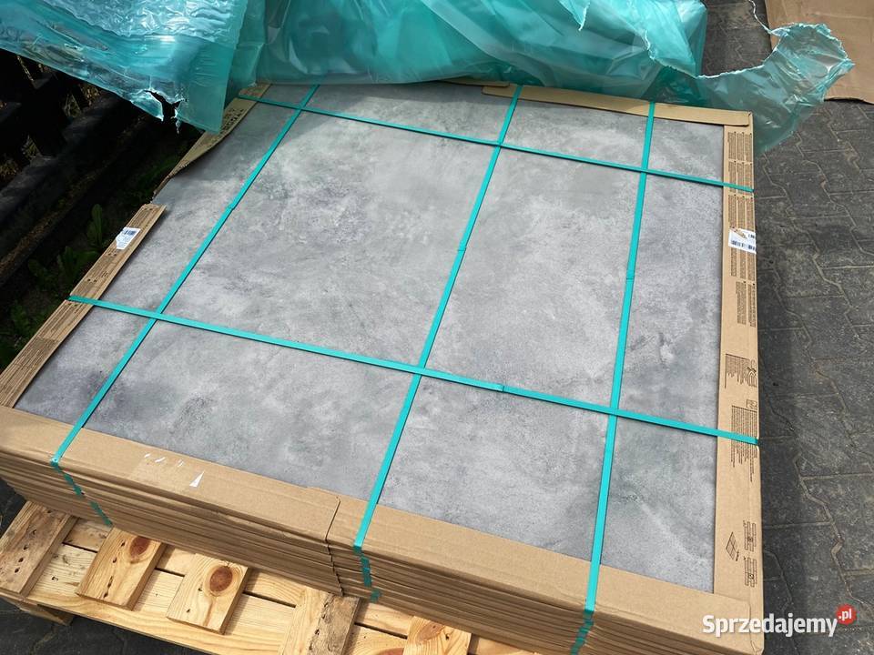 Gres 120x120 szary Beton Grey Opoczno lux Zakopane