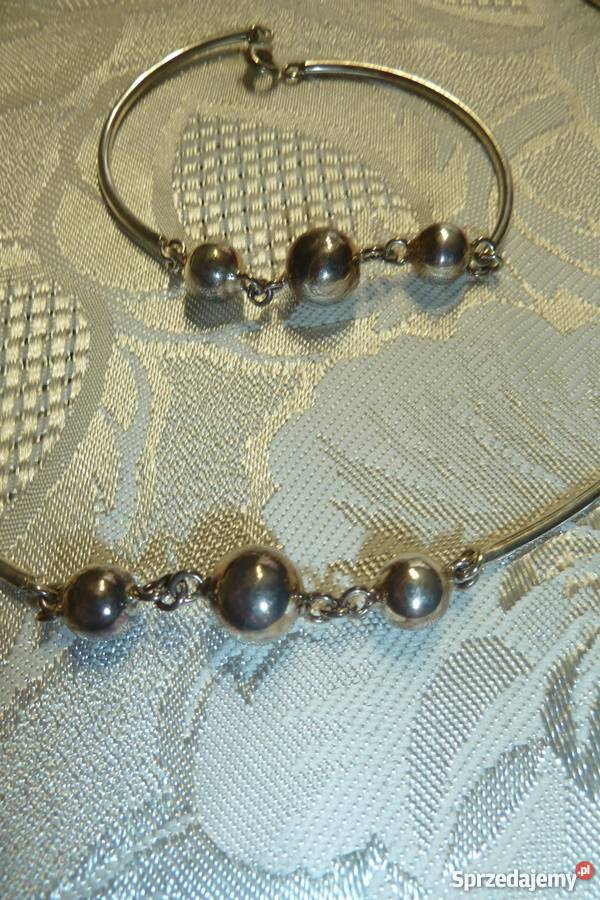 naszyjnik srebrny kulki Radom