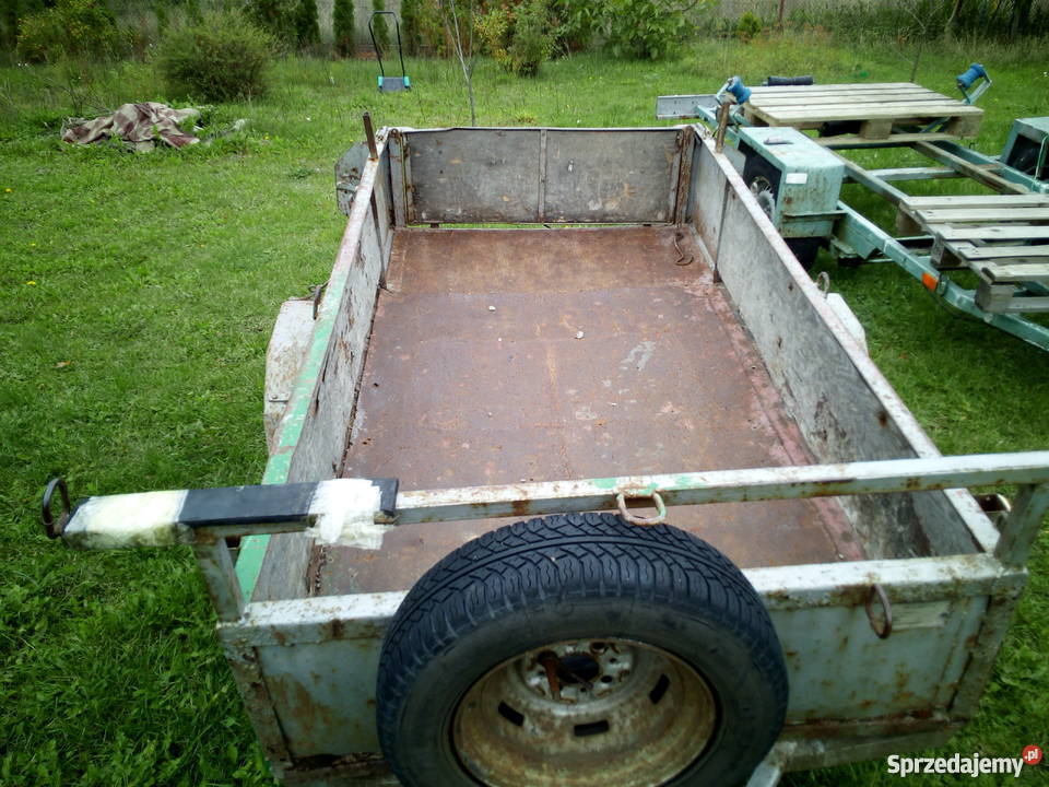 Przyczepka lekka zajerestrowana uszkodzona Chojnice