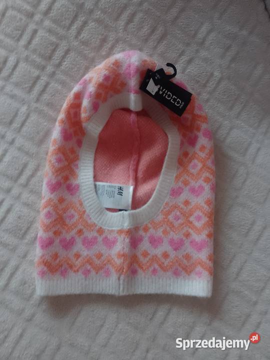 HM Pastelowa czapka komin na stok z Wiednia Nakrycia głowy Kraków