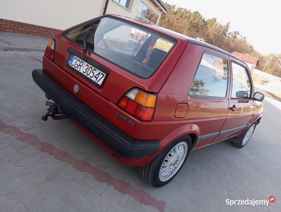 VW volkswagen golf 2 13 benzyna Zarejestrowany w Polsce Świecie nad Osą